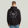 Trui met grafische print en capuchon Trui met grafische print en capuchon
