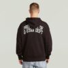 Trui met grafische print en capuchon Trui met grafische print en capuchon