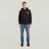 Trui met grafische print en capuchon Trui met grafische print en capuchon