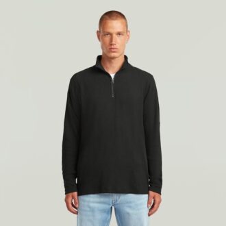 Tweeter T-shirt met halve rits