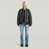 Unisex leren Macro Ballon Bomber Unisex leren Macro Ballon Bomber