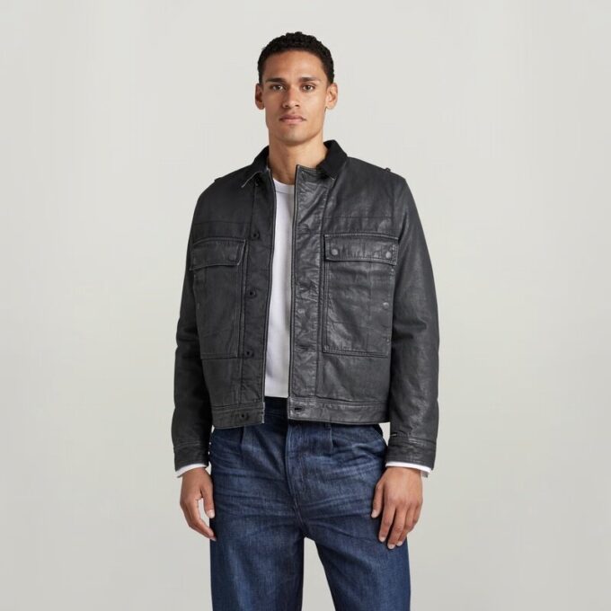 Unisex Utility-jas met klepzak en voering Unisex Utility-jas met klepzak en voering