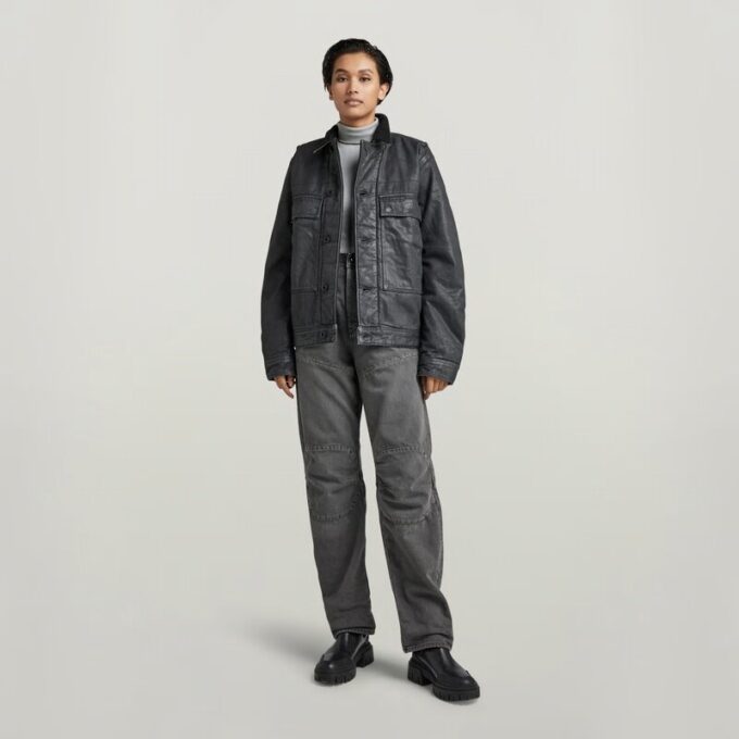 Unisex Utility-jas met klepzak en voering Unisex Utility-jas met klepzak en voering