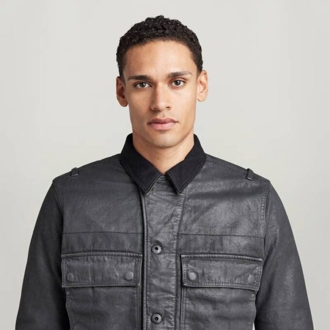 Unisex Utility-jas met klepzak en voering Unisex Utility-jas met klepzak en voering