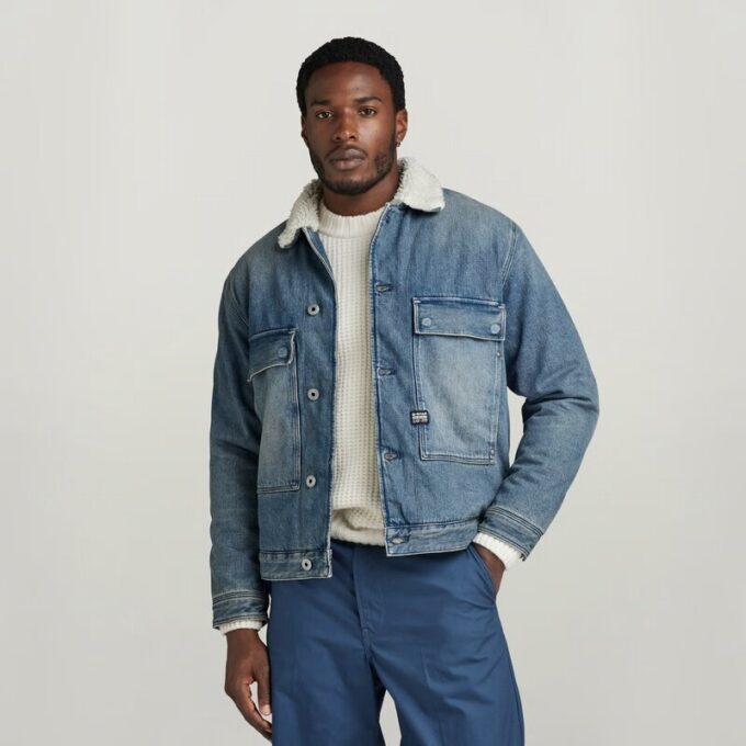 Utility Sherpa-jack met klepzak Utility Sherpa-jack met klepzak