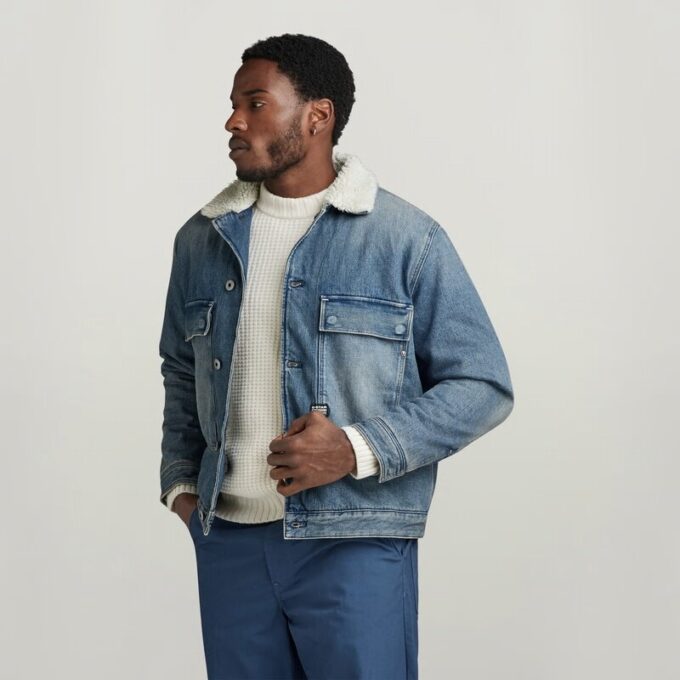 Utility Sherpa-jack met klepzak Utility Sherpa-jack met klepzak