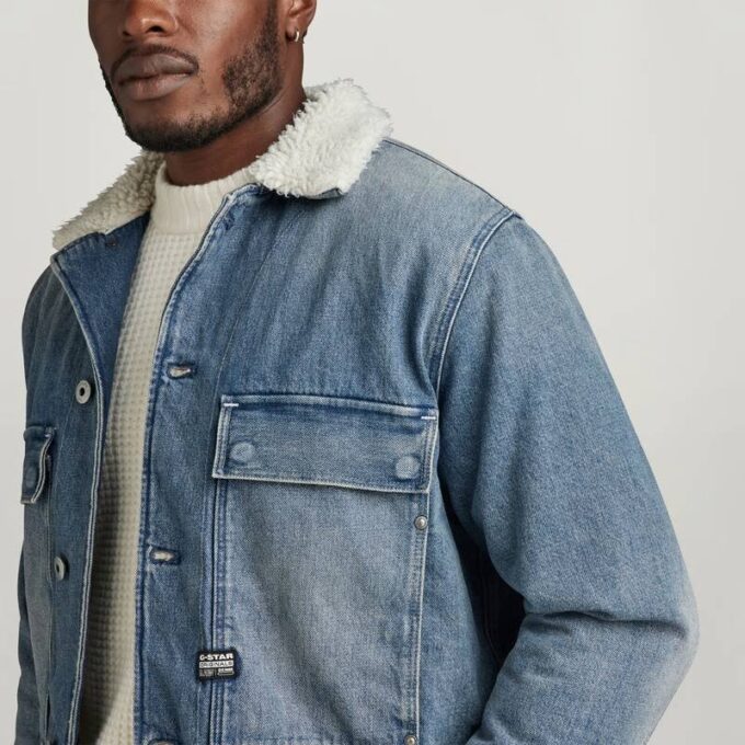 Utility Sherpa-jack met klepzak Utility Sherpa-jack met klepzak
