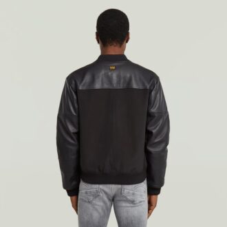 Varsity leren jas