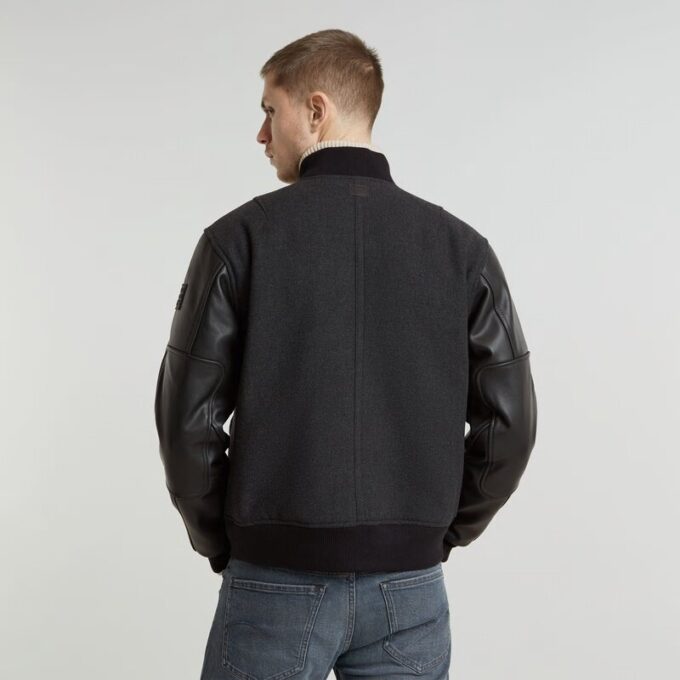 Varsity wollen leren jas Varsity wollen leren jas
