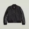 Varsity wollen leren jas Varsity wollen leren jas