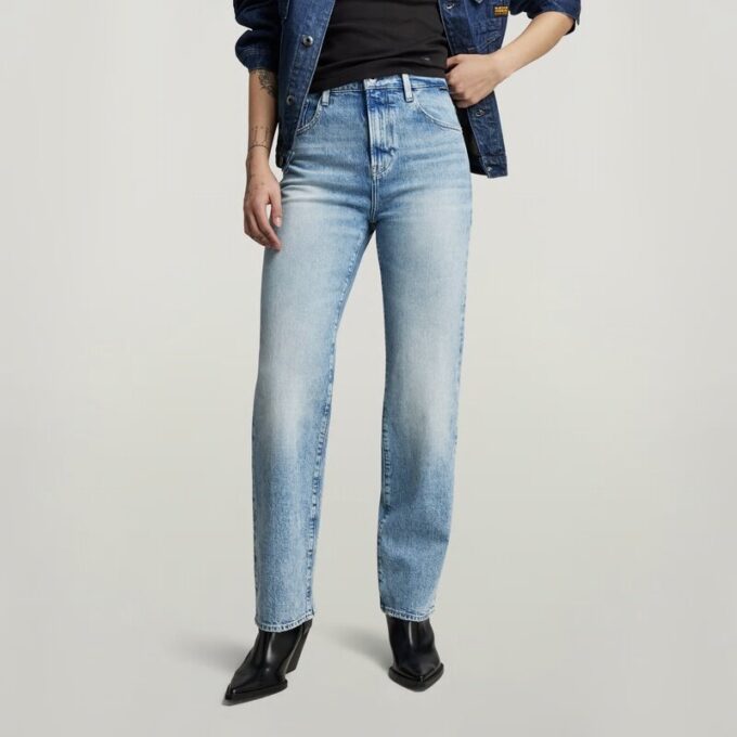 Viktoria hoge rechte jeans