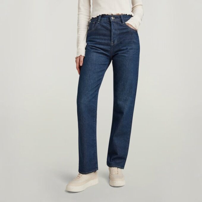 Viktoria hoge rechte jeans