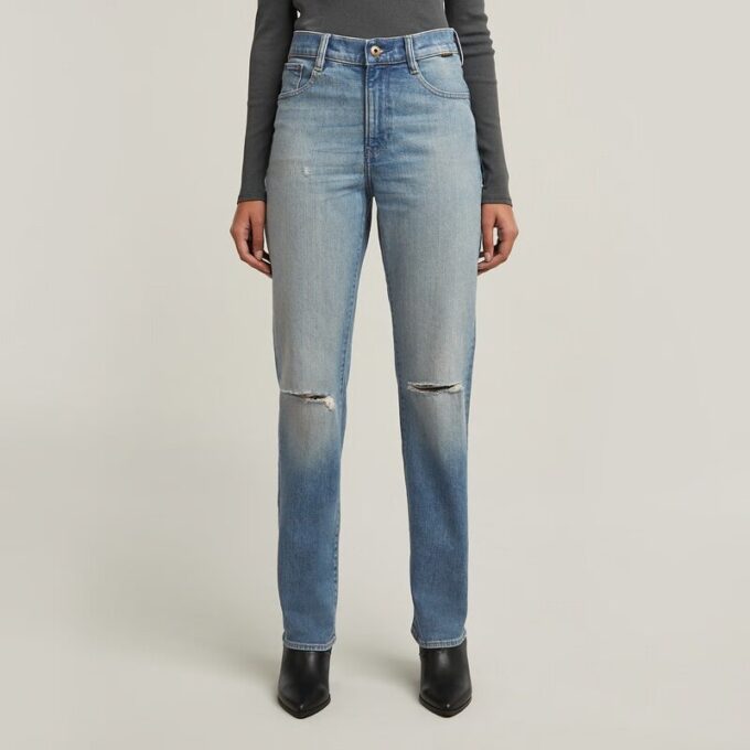 Viktoria hoge rechte jeans