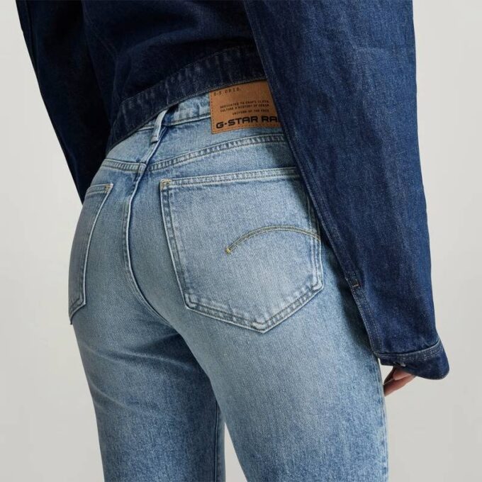 Viktoria hoge rechte jeans