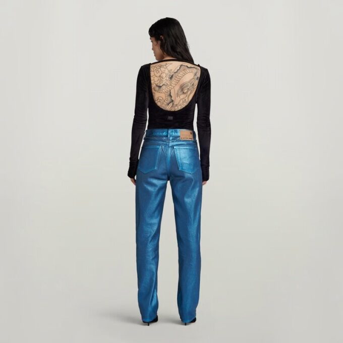 Viktoria hoge rechte jeans