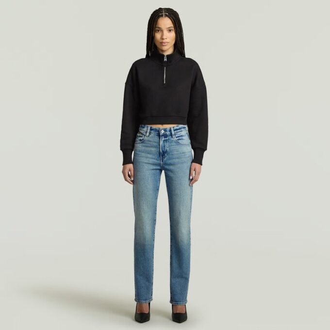 Viktoria hoge rechte jeans