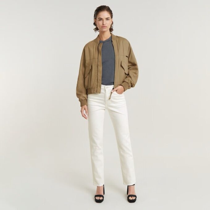 Viktoria hoge rechte jeans