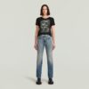 Viktoria hoge rechte jeans