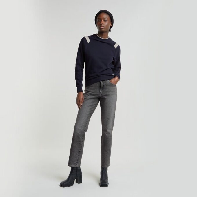 Viktoria hoge rechte jeans