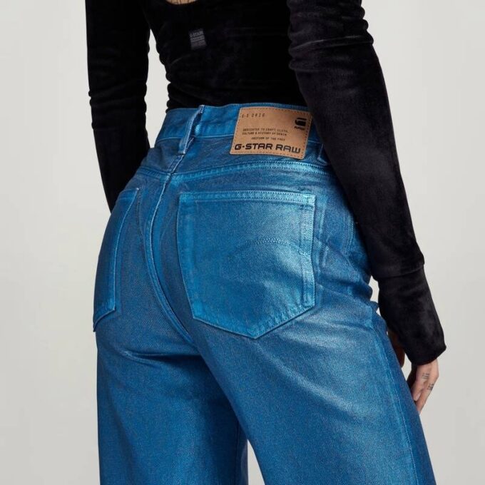 Viktoria hoge rechte jeans