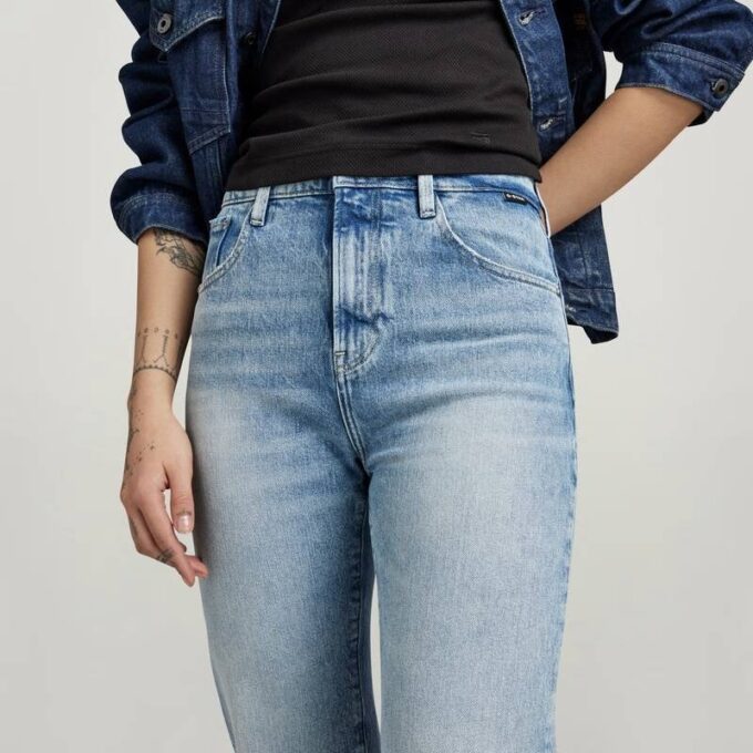 Viktoria hoge rechte jeans