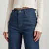 Viktoria hoge rechte jeans