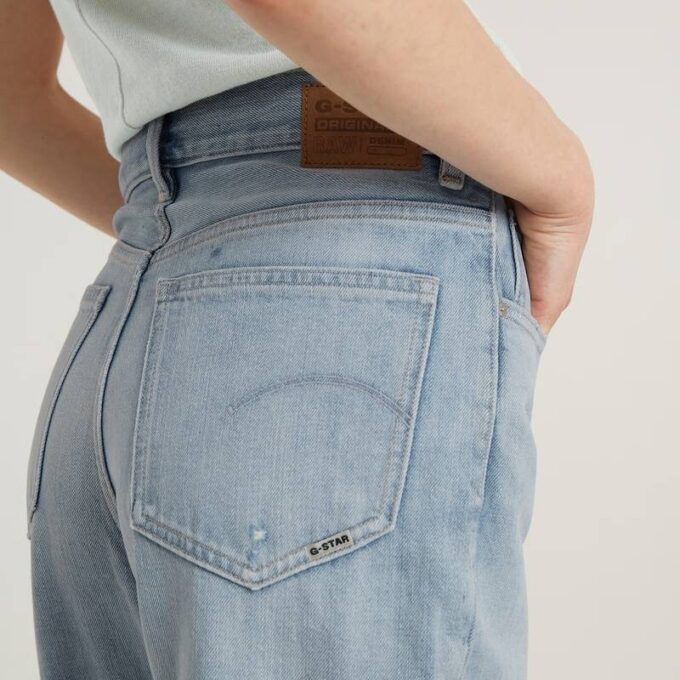 Viktoria hoge rechte jeans