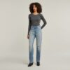 Viktoria hoge rechte jeans