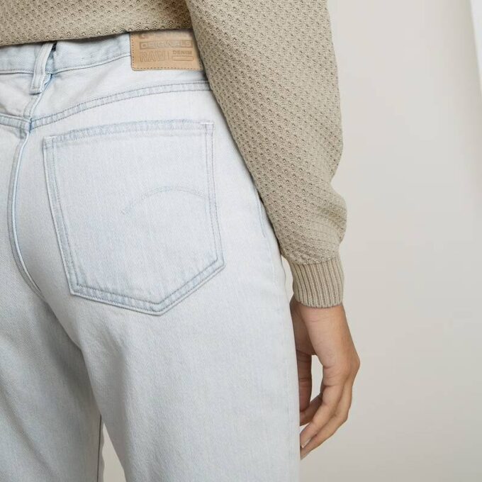 Viktoria hoge rechte jeans