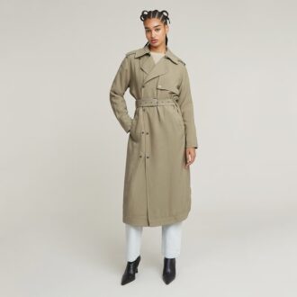 Vloeibare trenchcoat