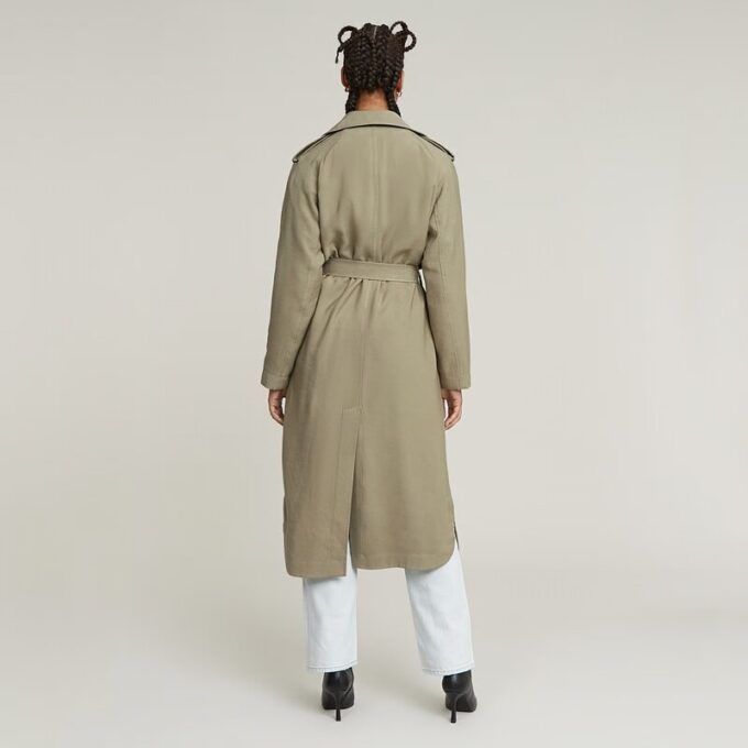 Vloeibare trenchcoat Vloeibare trenchcoat