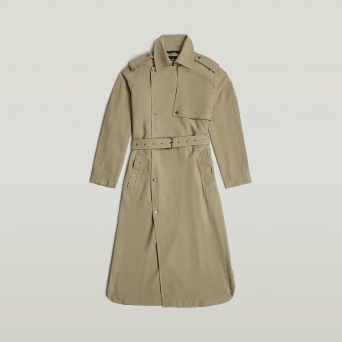 Vloeibare trenchcoat Vloeibare trenchcoat