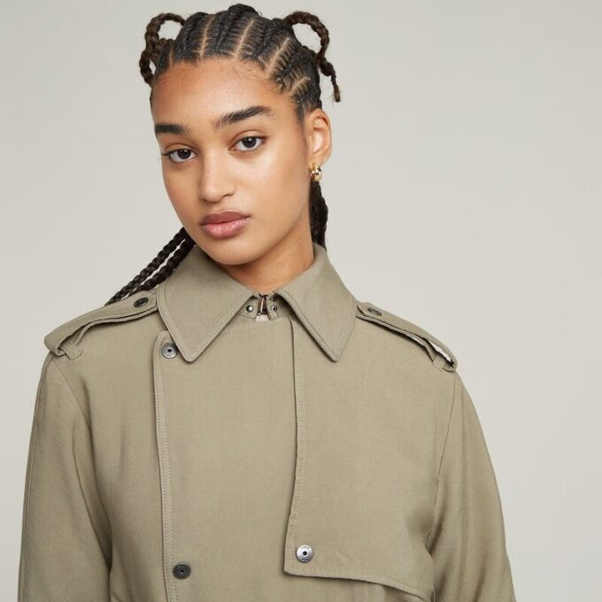 Vloeibare trenchcoat Vloeibare trenchcoat