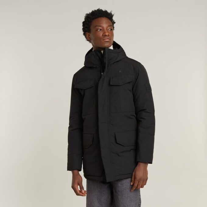 Vodan gewatteerde parka met capuchon Vodan gewatteerde parka met capuchon