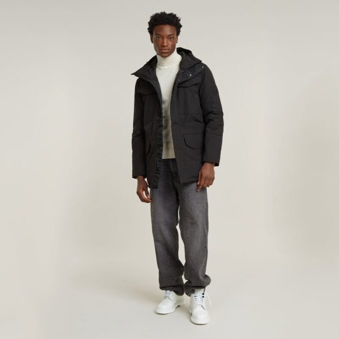 Vodan gewatteerde parka met capuchon Vodan gewatteerde parka met capuchon