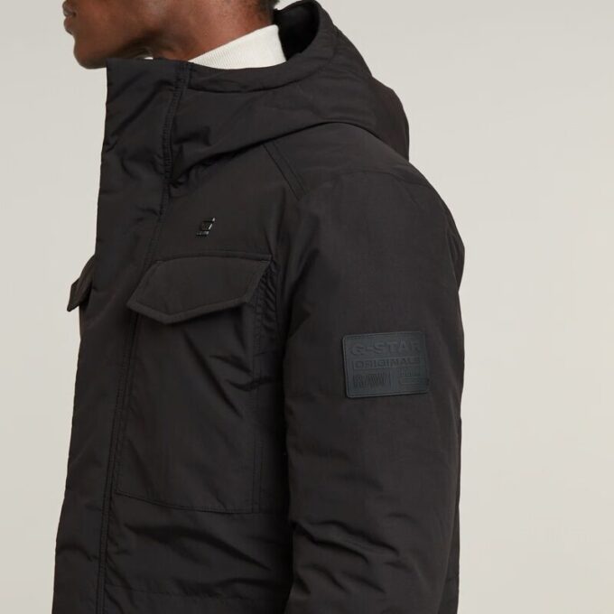 Vodan gewatteerde parka met capuchon Vodan gewatteerde parka met capuchon