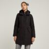 Vodan gewatteerde, slanke parka met capuchon Vodan gewatteerde, slanke parka met capuchon