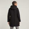 Vodan gewatteerde, slanke parka met capuchon Vodan gewatteerde, slanke parka met capuchon