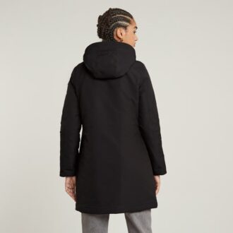 Vodan gewatteerde, slanke parka met capuchon