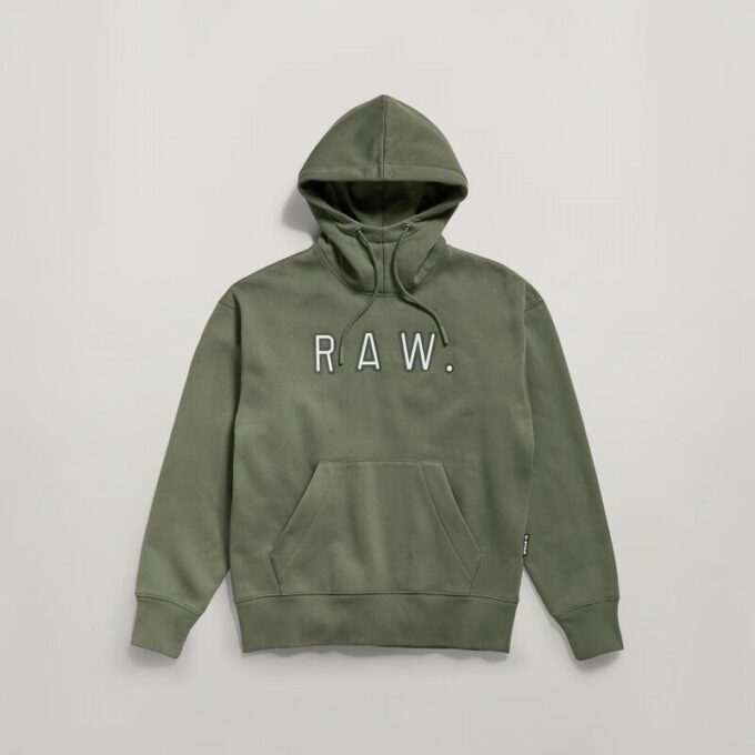 Vulcanic RAW Losse Capuchon Trui Vulcanic RAW Losse Capuchon Trui