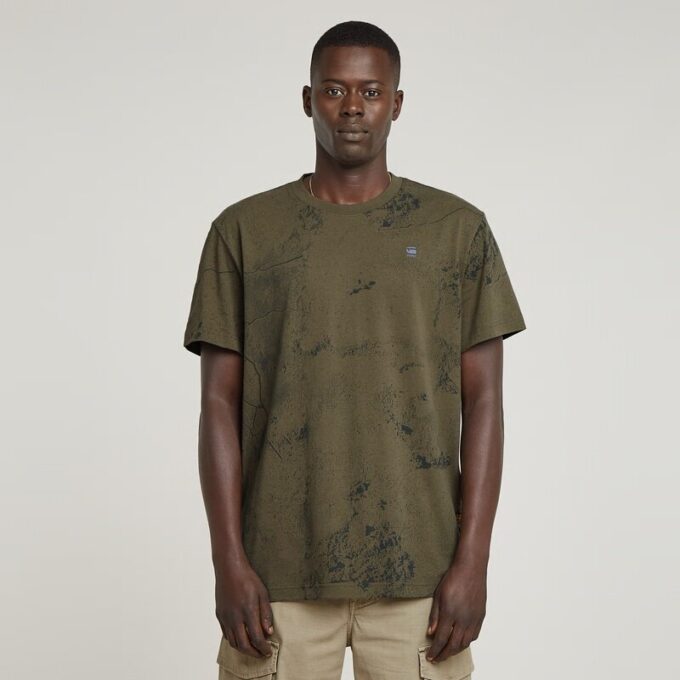 Wasbaar allover T-shirt Wasbaar allover T-shirt