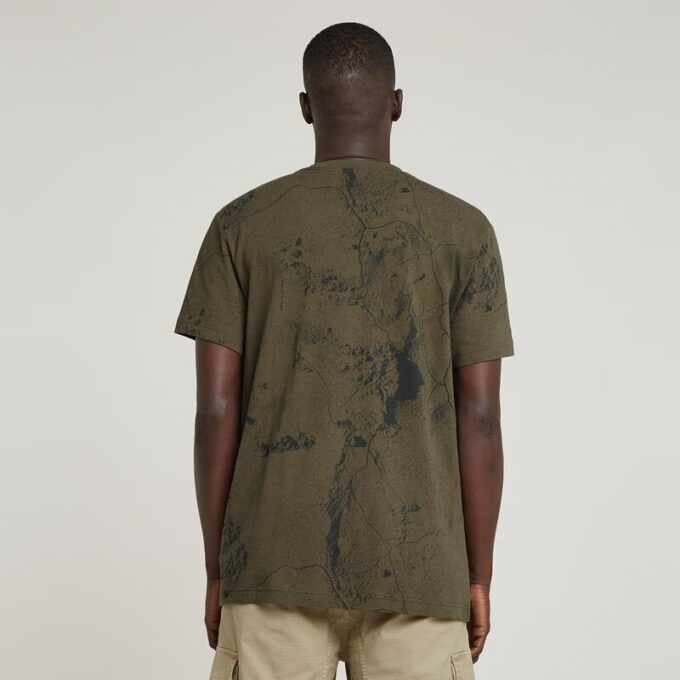 Wasbaar allover T-shirt Wasbaar allover T-shirt