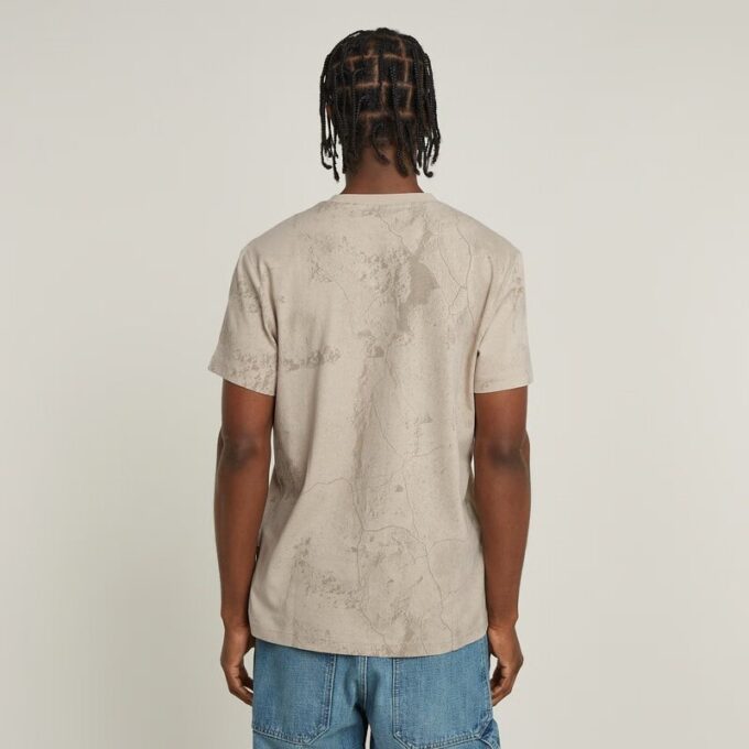 Wasbaar allover T-shirt Wasbaar allover T-shirt