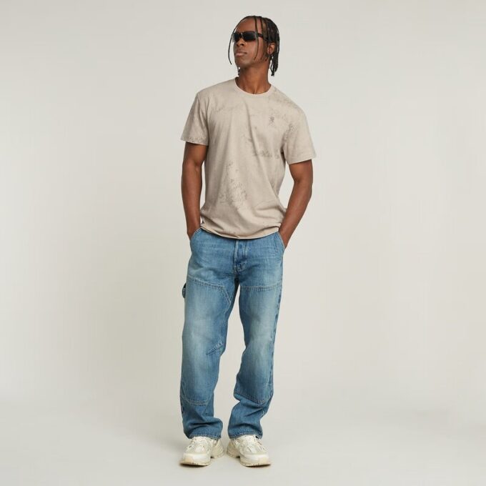 Wasbaar allover T-shirt Wasbaar allover T-shirt