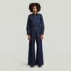 Western jumpsuit met wijde pijpen Western jumpsuit met wijde pijpen