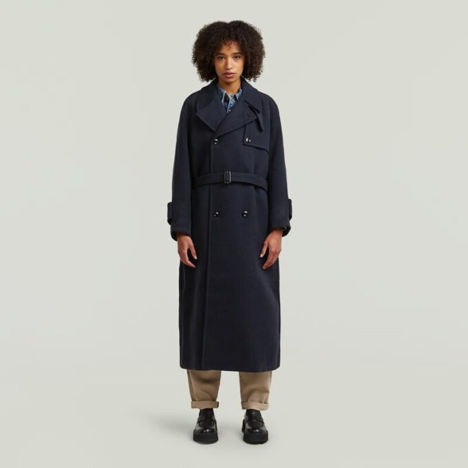 Wollen trenchcoat Wollen trenchcoat