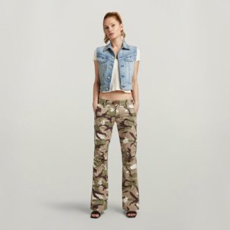 Y2K Camou Zip-broek