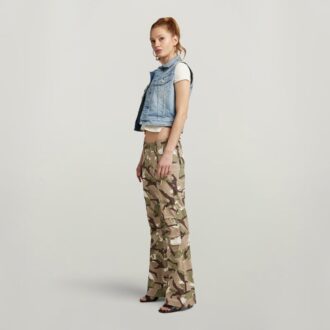 Y2K Camou Zip-broek