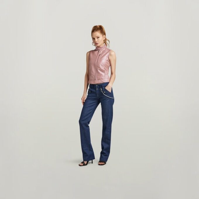 Y2K leren vest Y2K leren vest