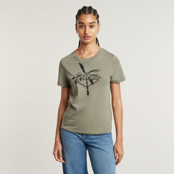 Zomerse grafische top Zomerse grafische top